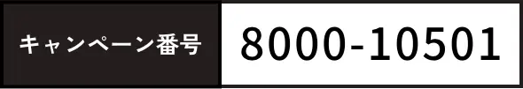キャンペーン番号 800010501
