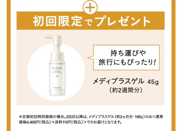 初回限定でプレゼント