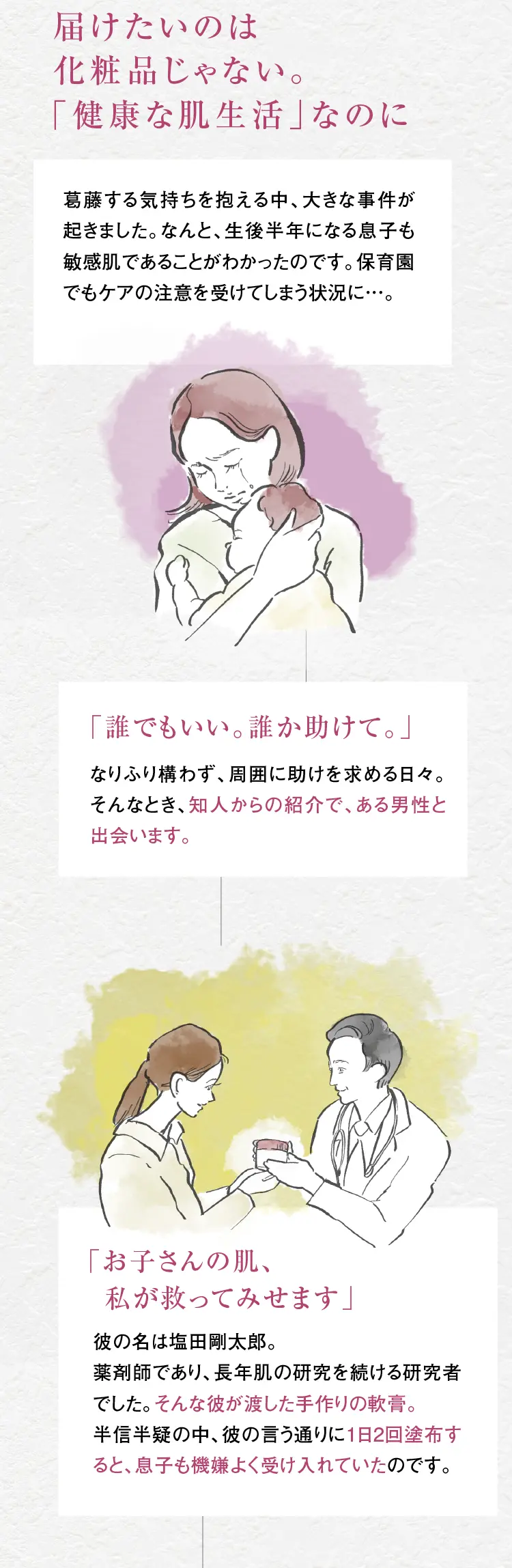 届けたいのは化粧品じゃない。「健康な肌生活」なのに