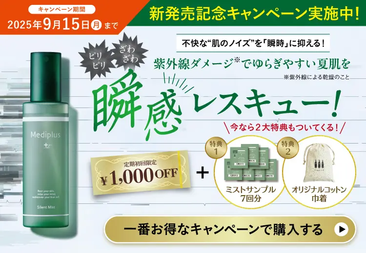 不快な肌のノイズ”を「瞬時」に抑える！ 紫外線ダメージ※1でゆらぎやすい夏肌を瞬感レスキュー！
