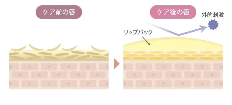 ノイズカットリップパック_特徴02